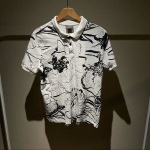 Large H&M patterned polo